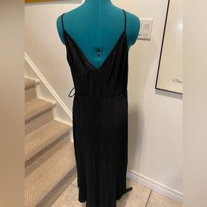 H&M LBD, crepe, wrap, NWT! Size L
